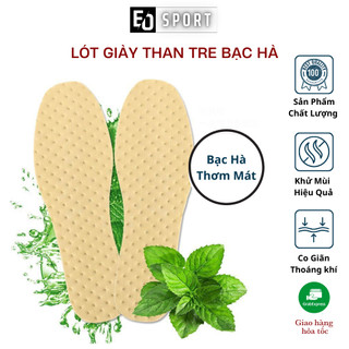 Lót Giày Thể Thao Than Tre Cắt Chỉnh Theo Kích Cỡ Hương Bạc Hà Màu Vàng Thoáng Khí Không Hấp Hơi - Eo.sportdz