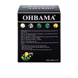 Gội là đen thảo mộc Ohbama (10 gói x 25ml)