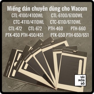 Miếng dán nhám đen bảo vệ chuyên dùng cho bảng vẽ Wacom