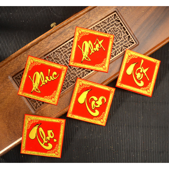 Tấm decal dán chữ việt DAN06