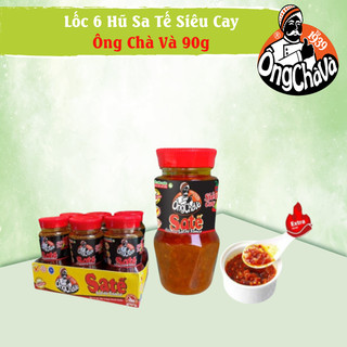Lốc 6 hũ sa tế siêu cay ông chà và 90gr