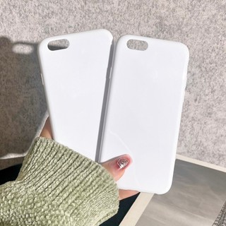 Ốp Lưng Silicon Màu Trắng Bóng