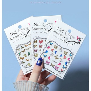 Sticker 3D dán móng tay mã mới