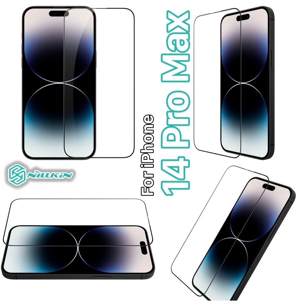 KÍNH CƯỜNG LỰC IPHONE 14 PRO MAX - 14 PRO - 14 PLUS - 14 NILLKIN CP+PRO 2.5D CHÍNH HÃNG