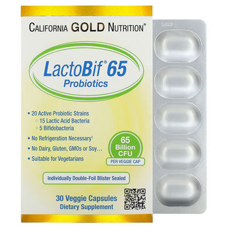 Lợi khuẩn LactoBif 65 Probiotics 65 Billion CFU California Gold Nutrition - iHerb Việt Nam