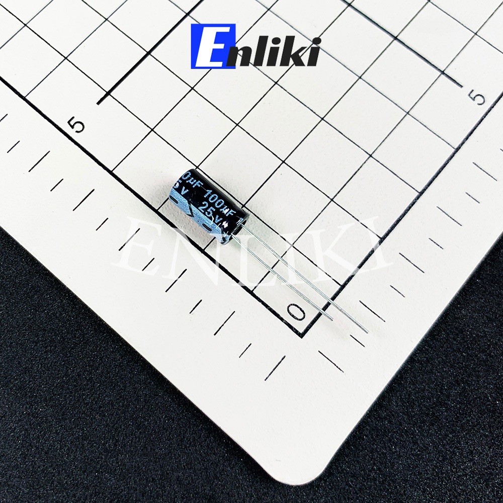 [Mã ELHACE giảm 4% đơn 300K] 5 Chiếc Tụ 100uF 25V kích thước 6x7mm