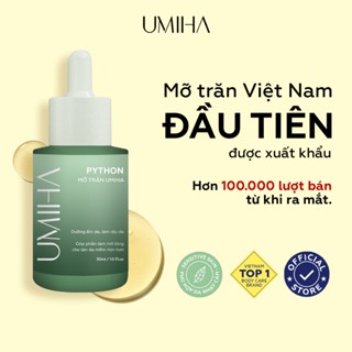 Mỡ trăn triệt lông UMIHA (30ml) - Giúp ức chế mọc lông sau khi dùng Kem tẩy lông và Sáp Wax lông