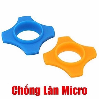 Chống lăn micro karaoke và Chụp đuôi chống lăn cho micro cao su dẻo cao cấp bảo vệ tay micro - KELLYTEK