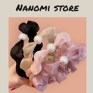 Băng đô áo dài- Cài tóc vải nhún lụa satin/organza gọng mãnh