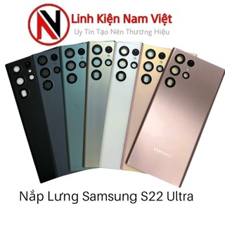 Nắp lưng liền kính camera samsung s22 ultra