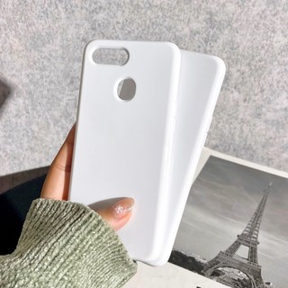 [ Oppo F9/F9 pro/realme 2 pro ] Ốp Lưng Silicon Màu Trắng Bóng