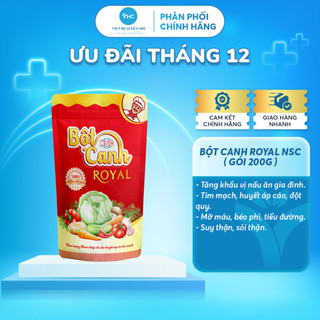 Bột canh 100% nguyên liệu tự nhiên không chất bảo quản royal nsc viet health care gói 200g