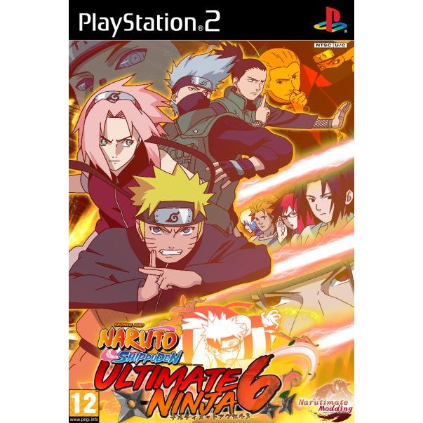 Đĩa game Ps2 Naruto Shippuden Ultimate Ninja 6 Ps2
