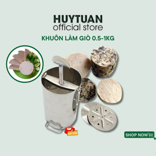 Khuôn làm giò lụa, giò xào, chả inox tiện dụng loại 0,5kg/1kg tiện lợi - Dụng cụ làm giò chả tết cổ truyền