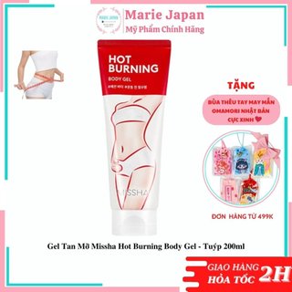 Gel Tan Mỡ Missha Hot Burning Body Gel - Tuýp 200ml