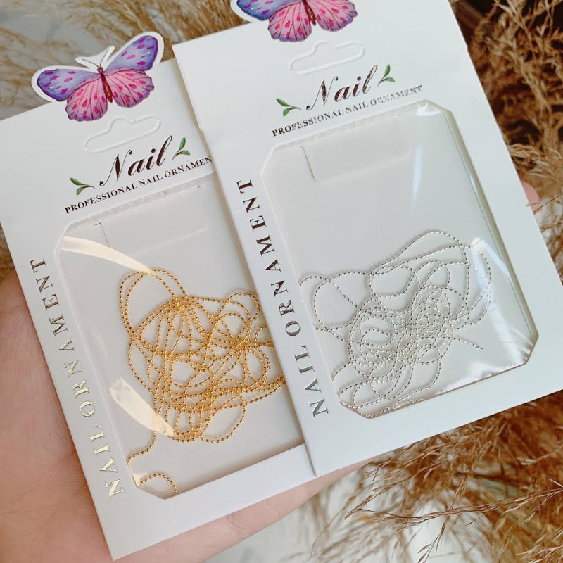 set dây bi xích trang trí móng