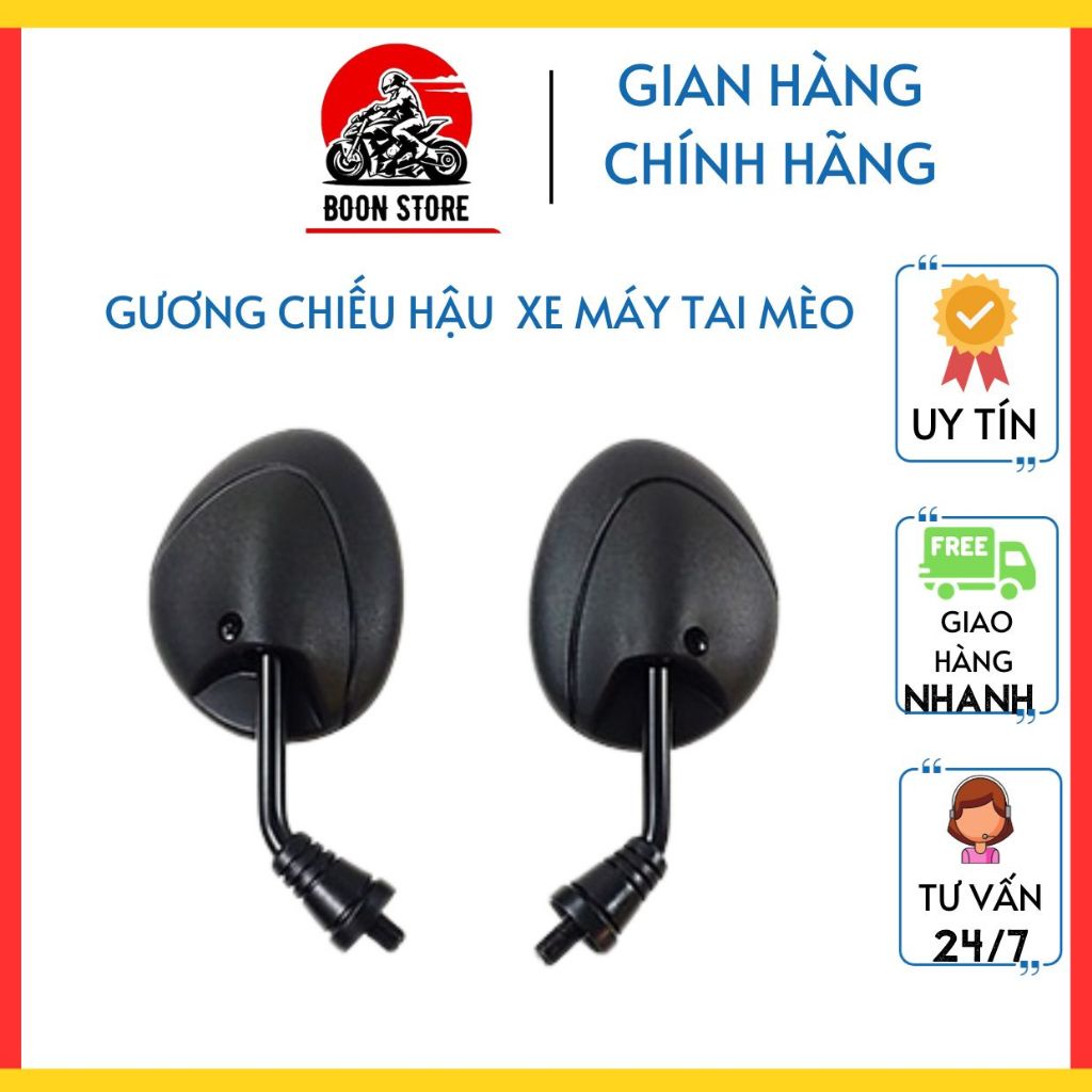 Gương xe máy, gương xe máy tai mèo phù hợp cho tất cả các loại xe máy. Boon Store