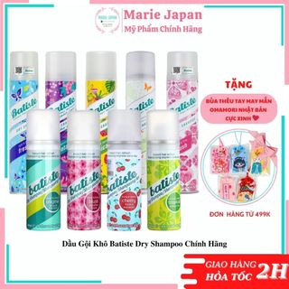Dầu gội khô Batiste Dry Shampoo Chính Hãng