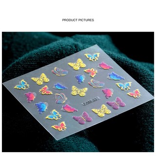 Sticker 3D dán móng tay mã mới
