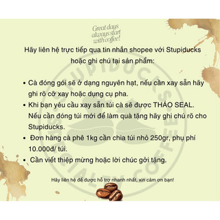 Cà phê pha Cold Brew Asia - Stupiducks Specialty Coffee ( SSC Roaster) - Tặng túi vải lọc