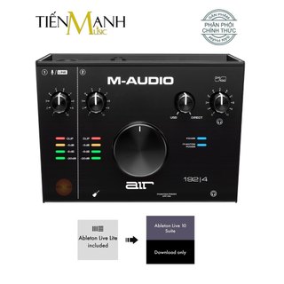 Soundcard m-audio air 192x4 bộ thu âm thanh & livestream 192 4 audio interface 192/4 sound card audio 192|4