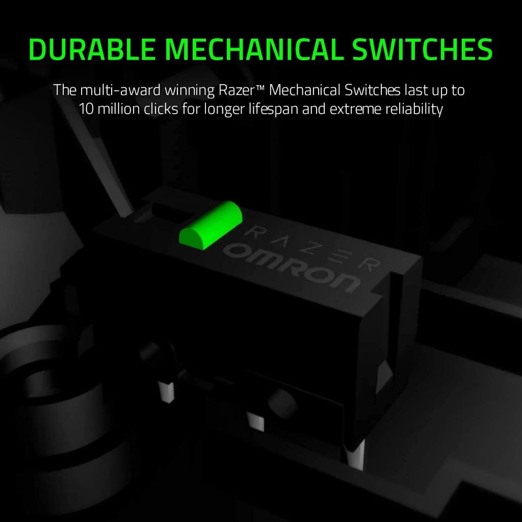 Chuột Gaming Razer DeathAdder Essential | Quang Học 6,400 DPI | 5 Nút Lập Trình | Công Tắc Cơ | Led Đơn | Đệm Cao Cu | BigBuy360 - bigbuy360.vn