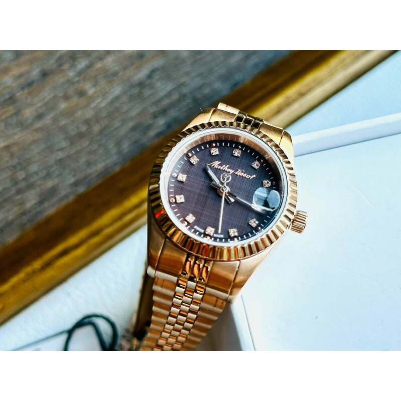 Đồng hồ nữ dây thép Mathey Tissot D710PRM