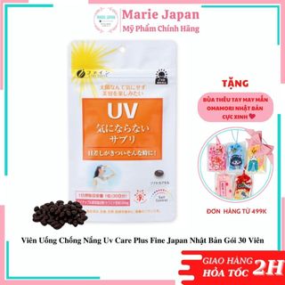 Viên Uống Chống Nắng Uv Care Plus Fine Japan Nhật Bản Gói 30 Viên