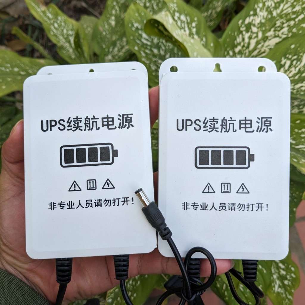 Nguồn Pin Sạc Dự Phòng UPS 5V-12V - 2A Cho Camera Modem Wifi 6-8h Loại Tốt: Thách Thức Mất Điện
