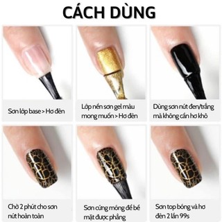 Sơn nứt Vendeeni màu trắng, đen