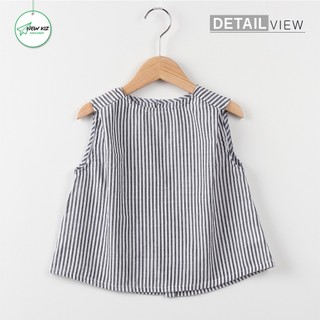 Áo sơ mi sọc cotton cao cấp Hàn Quốc bé Trai & bé Gái