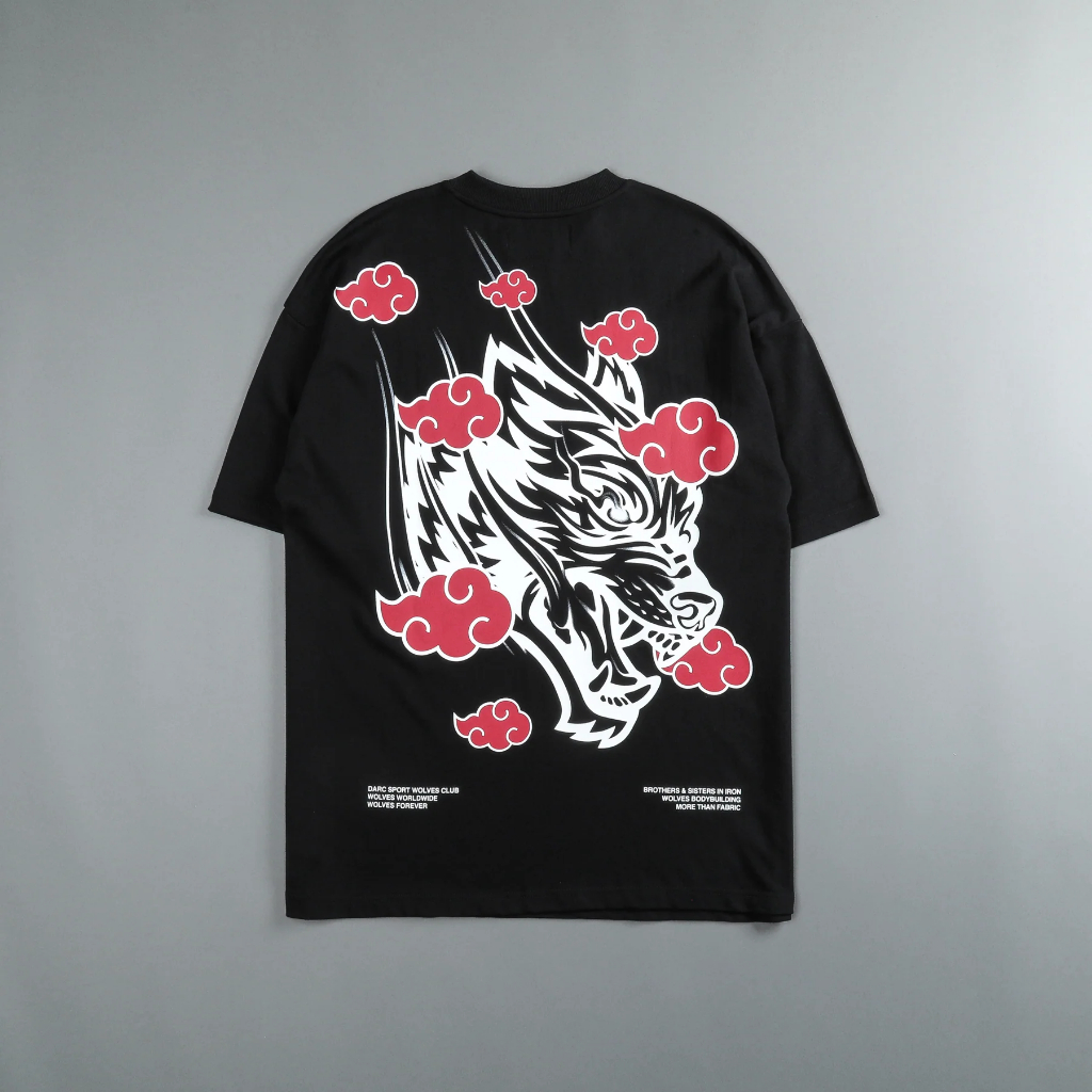 Áo Thun Oversize DARC WOLF NARUTO Tay Lỡ 2024