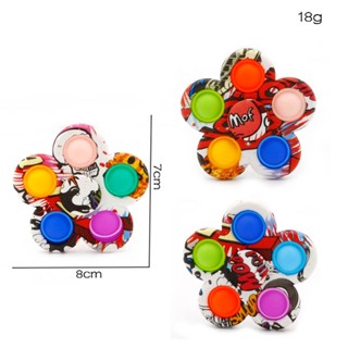  Đồ Chơi Trẻ Em Spinner Fidget - Pop It Bấm Bong Bóng Con Quay shopbecat 