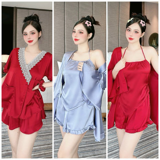 Đồ bộ cánh tiên xếp li quần đùi TK 2CE