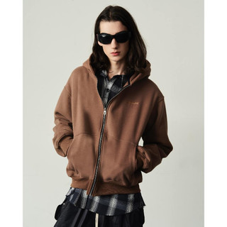 Áo Khoác Hoodie Boxy Zip Local Brand Gucoon, Áo Hoodie Nam Nữ Kéo Khóa Basic Chất Nỉ Dày Dặn Cao Cấp