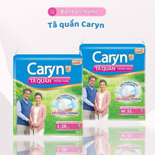 Tã quần Caryn mỏng nhẹ gói siêu đại M32/L28
