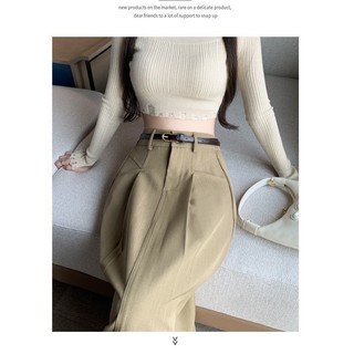 188 - Chân váy xòe dáng dài phong cách Hàn Quốc basic