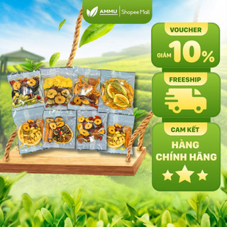 Trà dưỡng nhan hoa thảo mộc ammu mix 8 vị giúp thanh lọc cơ thể