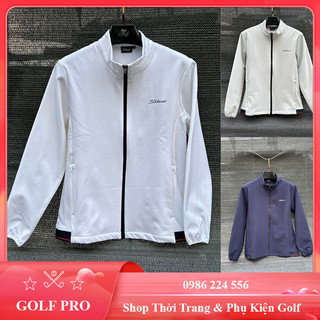 Áo khoác golf nam 2 lớp nỉ giữ nhiệt tốt shop GOLF PRO AG002
