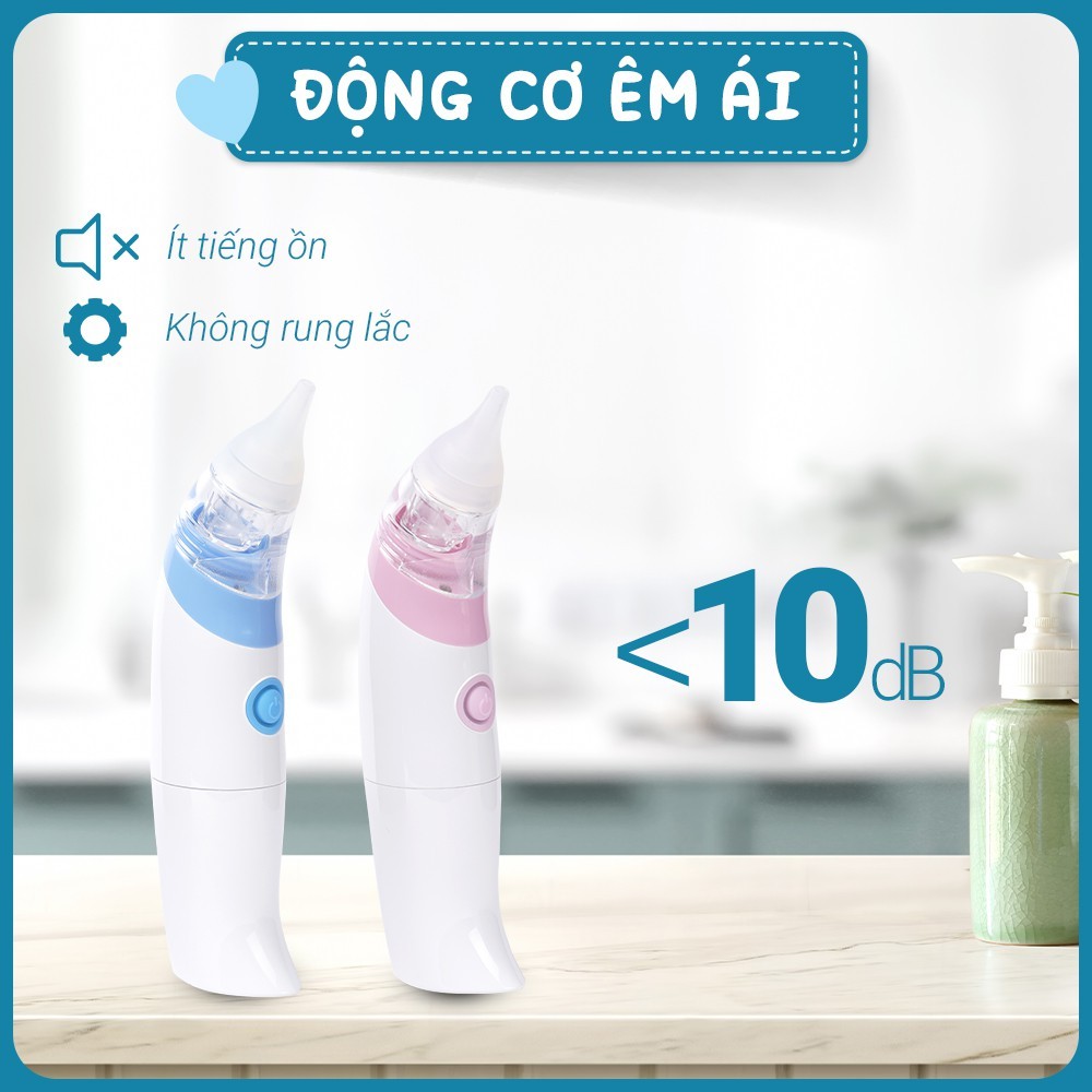 Máy Hút Mũi Tự Động Comfy Baby Đầu Hút Silicone Mềm Mại