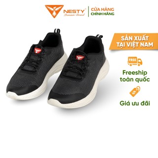 Giày Thể Thao Nam Đen Full NESTY Kiểu Dáng Basic Đế EVA mềm mại NT-8002M