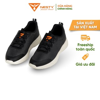 Giày Thể Thao Nữ Đen Kim Tuyến NESTY Lưới Thoáng Khí Tốt Siêu Mềm Mại NT-8002W