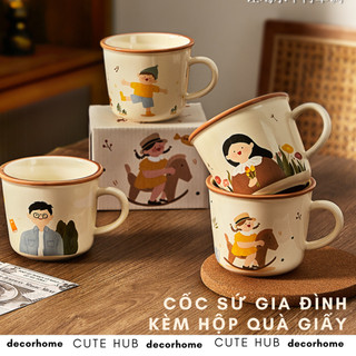 Cốc sứ Gia Đình quà tặng tân gia, quà tặng kỉ niệm gia đình