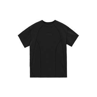 Áo thun ngắn tay FUAS™ Overlock Black T-Shirt