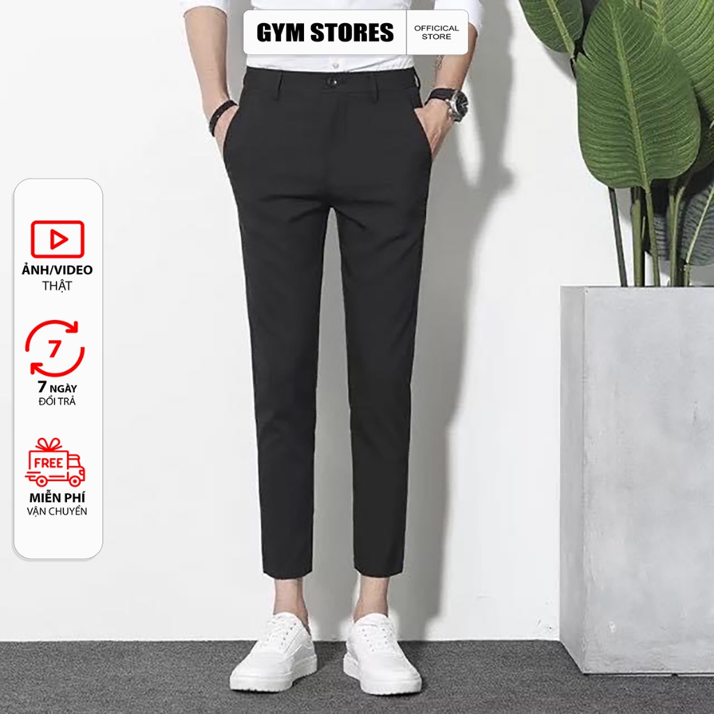 (HCM FULL SIZE 27-42 ) QUẦN TÂY NAM CO GIÃN 4 CHIỀU CAO CẤP CHẤT MỀM KHÔNG NHĂN ỐNG CÔN  TDM2