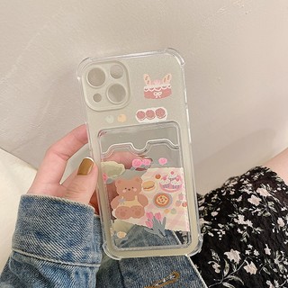 Ốp lưng iPhone Ví Trong Gấu nâu picnic cho Iphone 6/6s/7/8/x/xr/xs/11/12/13/14/15/pro/max - ct1529