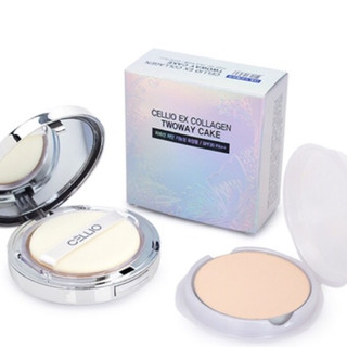Phấn phủ siêu mịn hai lõi SPF 30/PA+++ CELLIO - Bạc