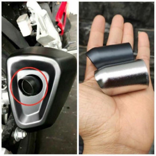 Chụp ống xã pô xe winner x inox & sơn đen tỉnh điện