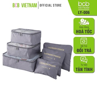 Set 6 Túi Đựng Đồ Du Lịch Tiện Lợi Đa Năng LY-006