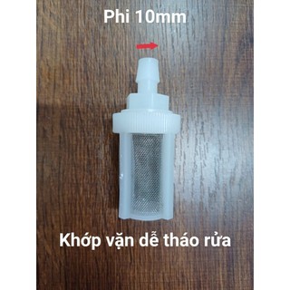Đầu lọc rác cho máy bơm, lưới lọc cặn đầu vào máy bơm